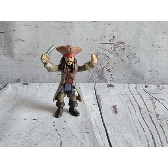 Disney Pirates of the Caribbean Dead Men Tell No Tales JACK SPARROW Figure - Picture 3 of 7